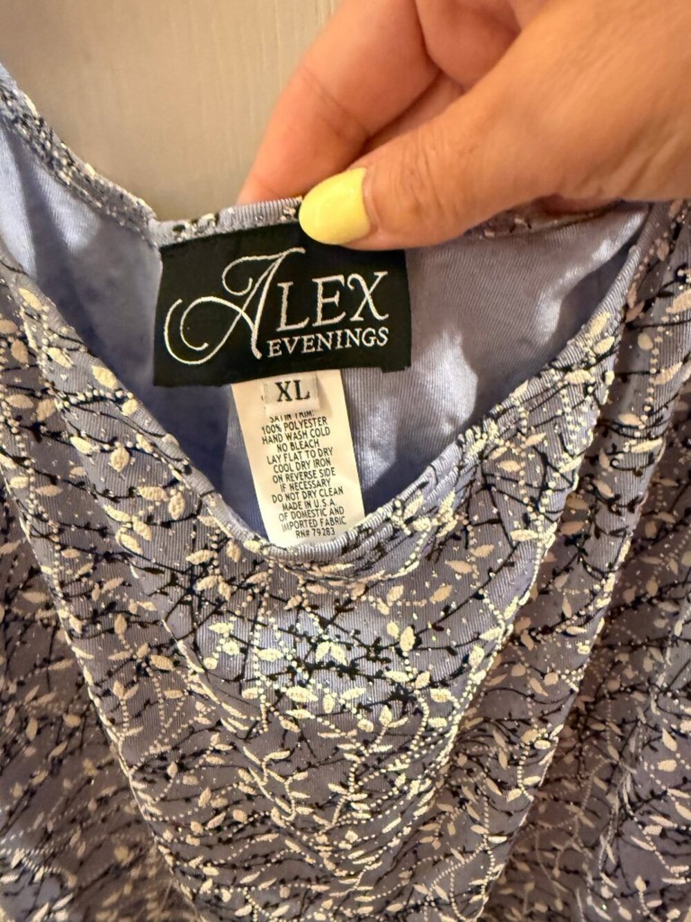 Alex Evenings, Women's, 2 piece Jacket/tank top Set, Size XL - Picture 8 of 9